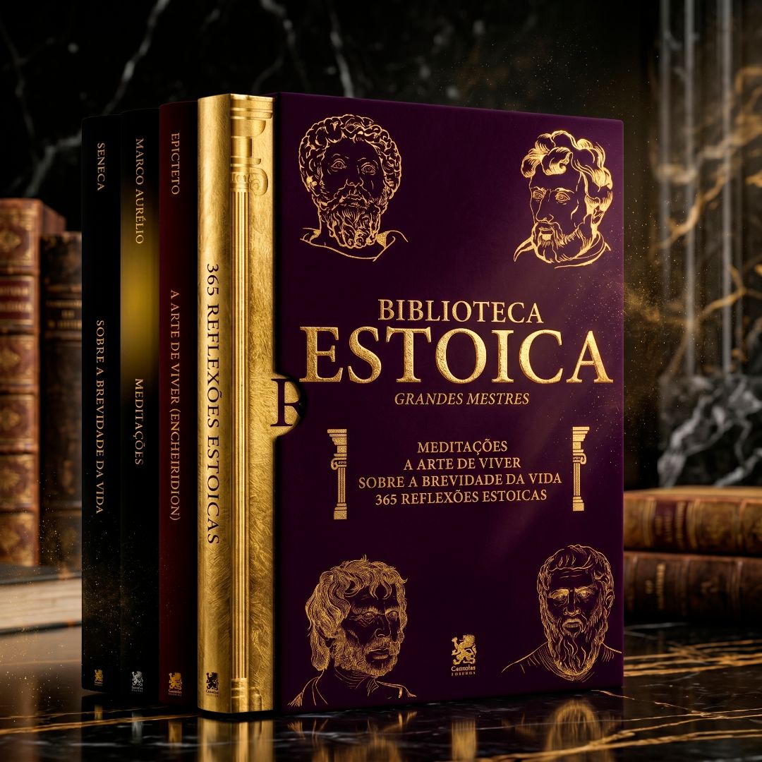 Biblioteca Estoica Box com 4 Livros